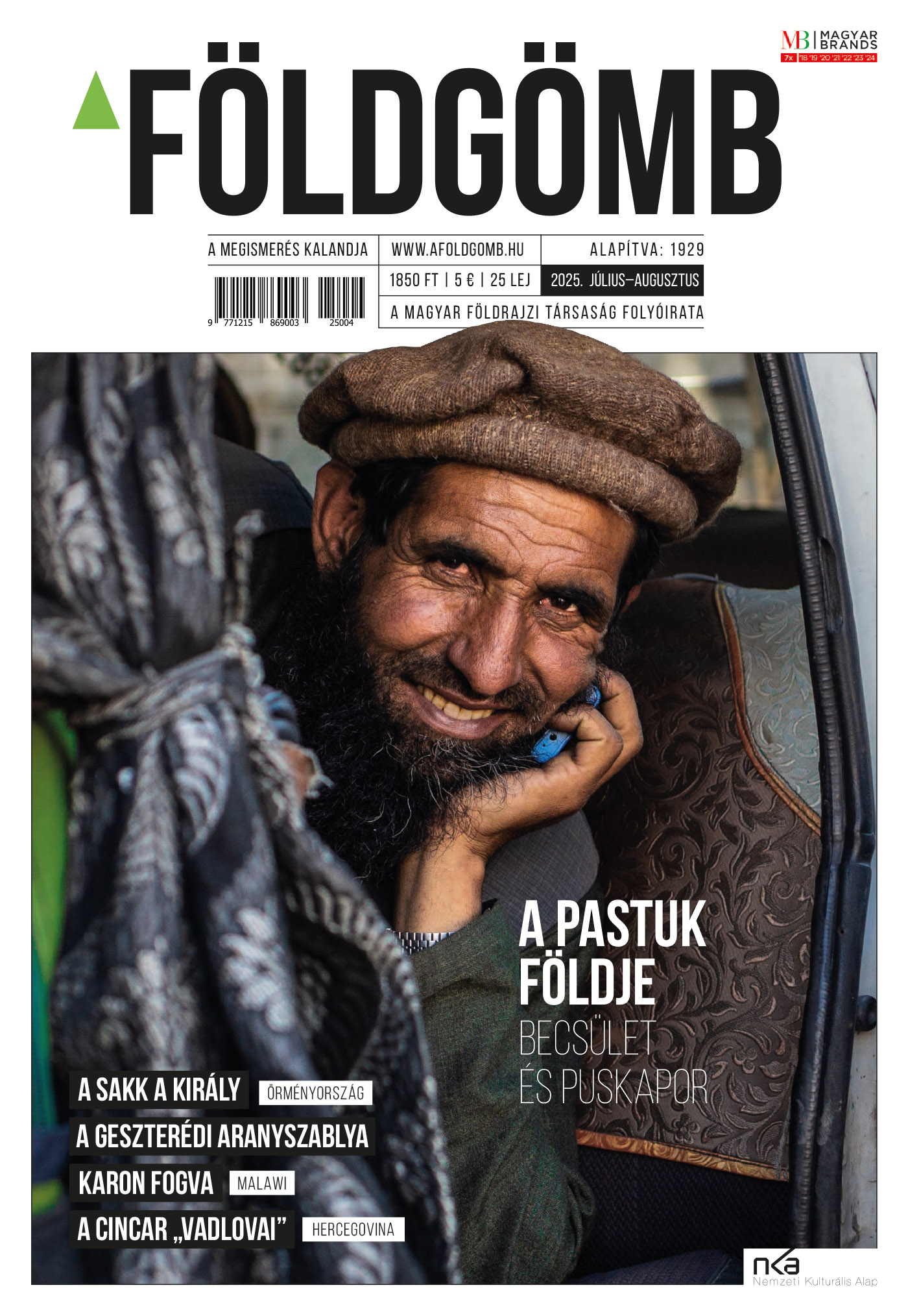 A FÖLDGÖMB 2025. július-augusztus