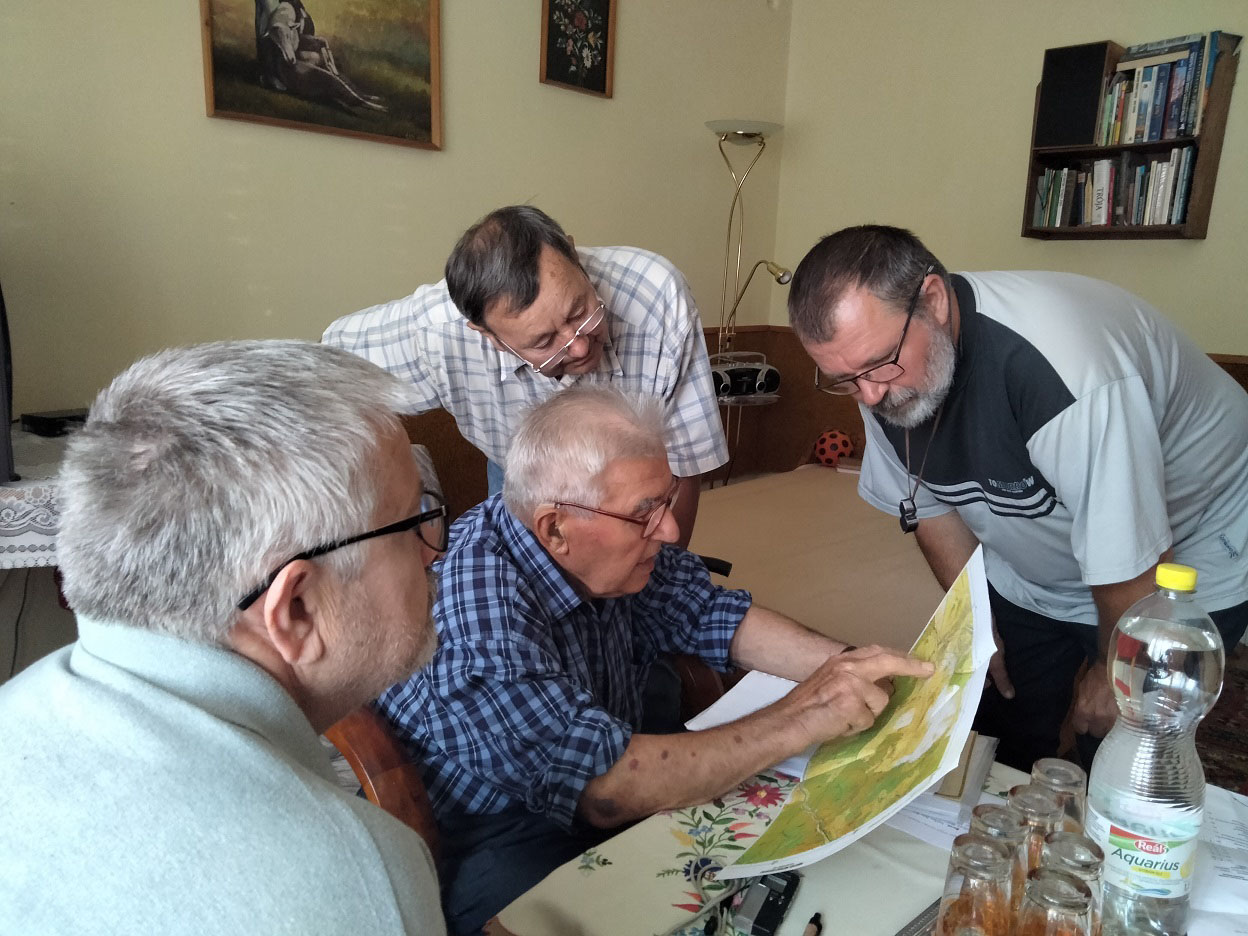 Útvonal egyeztetés Bakonyi Józseffel terepbejárás előtt